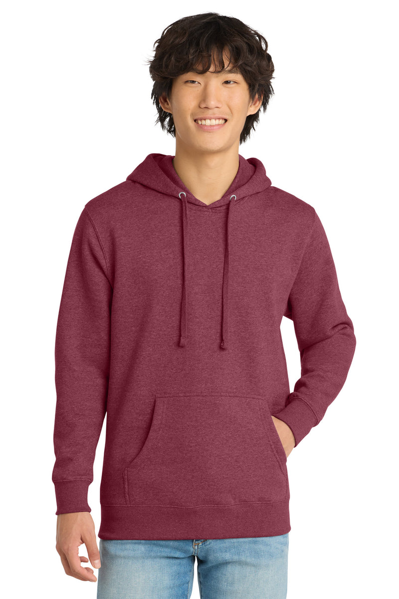 District V.I.T.Fleece Hoodie - Heathered Cardinal