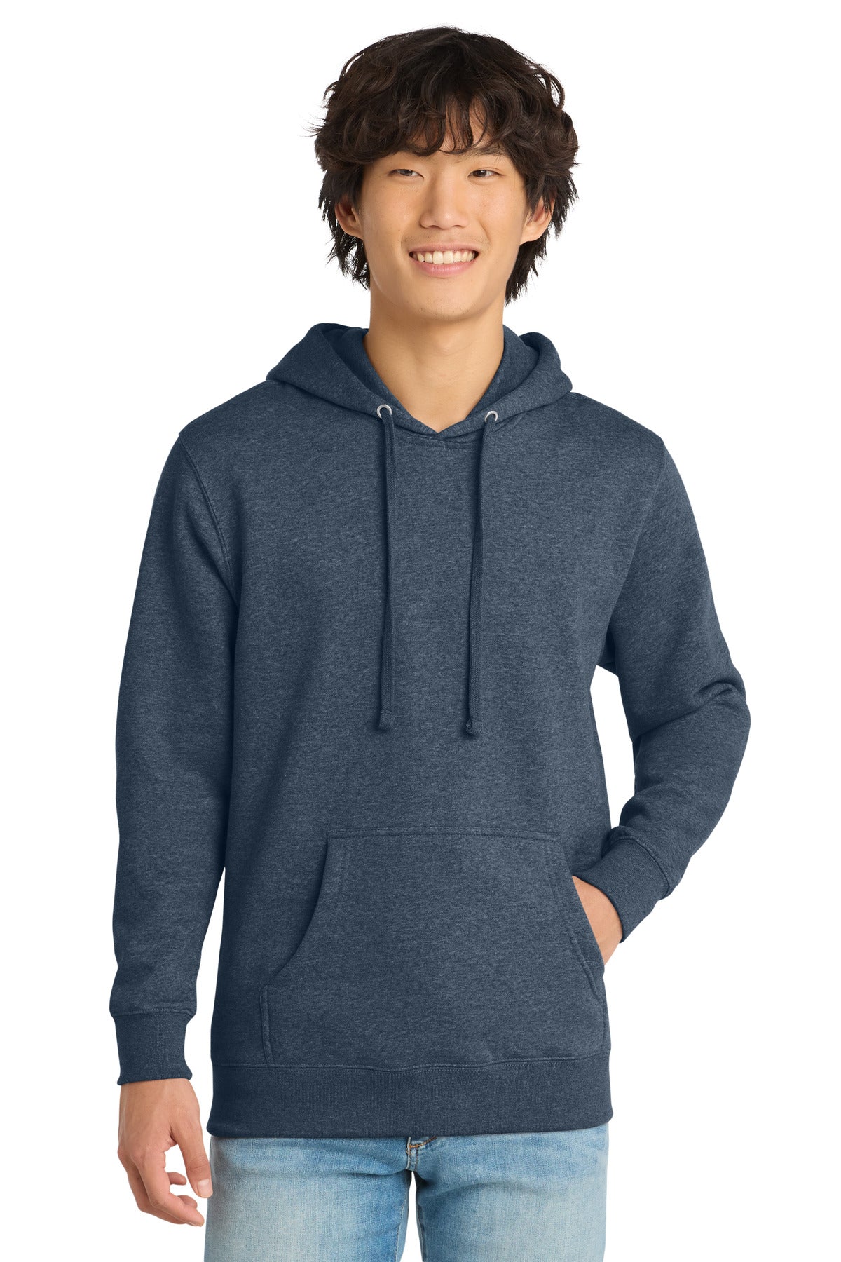 District V.I.T.Fleece Hoodie - Heathered Navy
