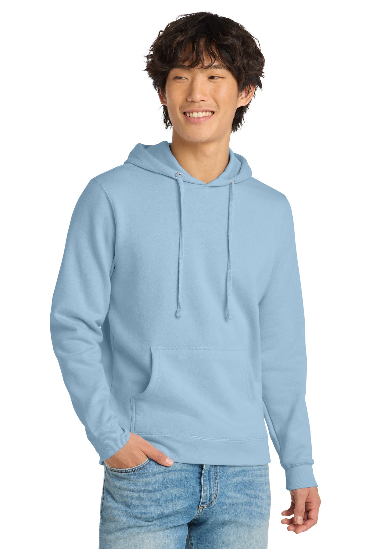 District V.I.T.Fleece Hoodie - Ice Blue
