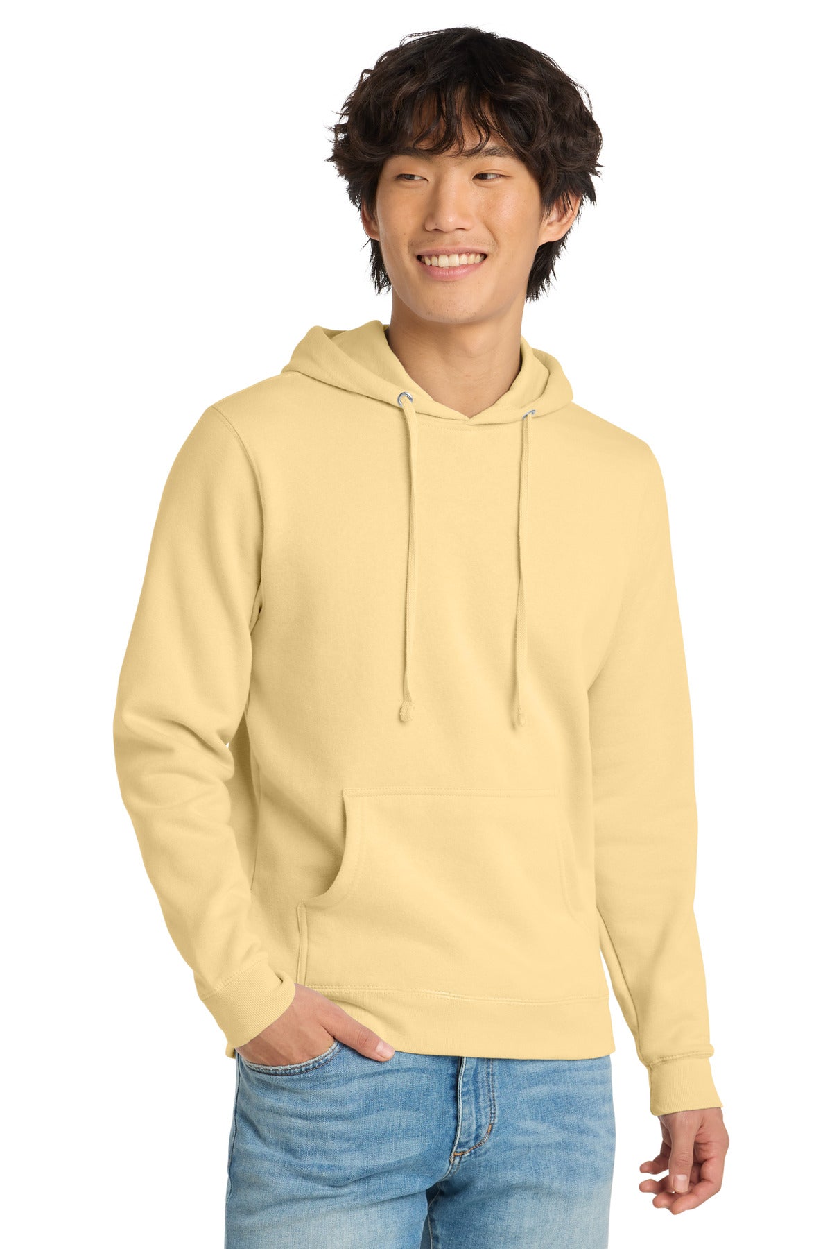 District V.I.T.Fleece Hoodie - Light Yellow