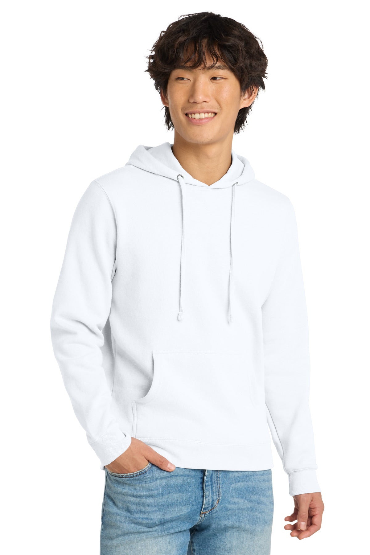 District V.I.T.Fleece Hoodie - White