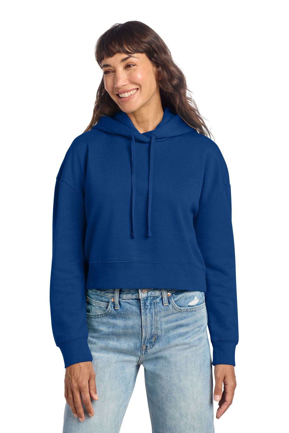 District Women's V.I.T. Fleece Hoodie - Deep Royal