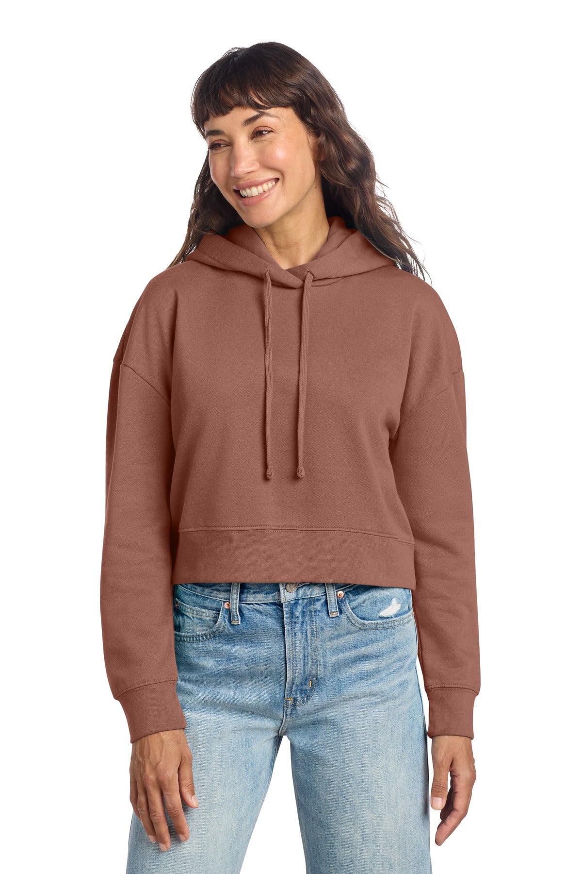 District Women's V.I.T. Fleece Hoodie - Desert Rose