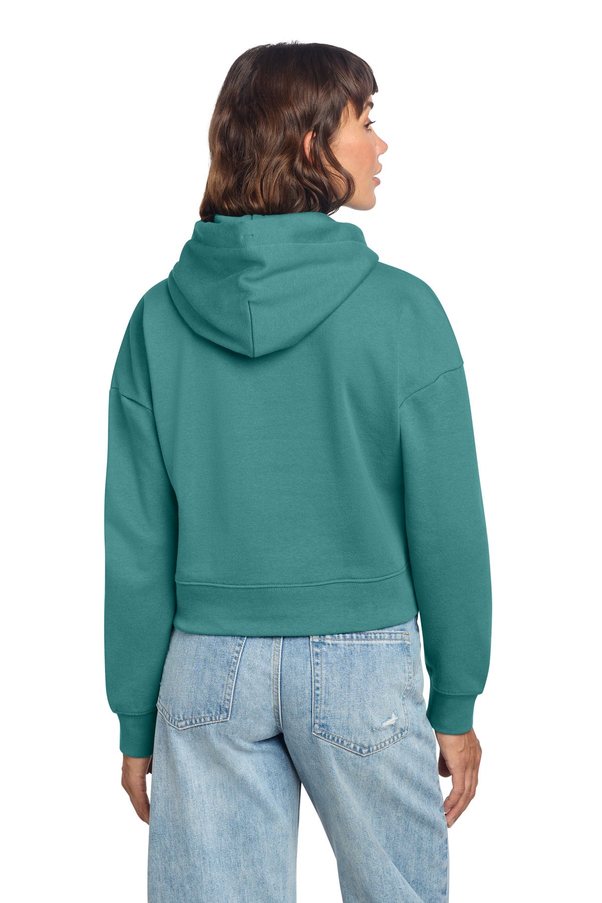 District Women's V.I.T. Fleece Hoodie - Eucalyptus Blue