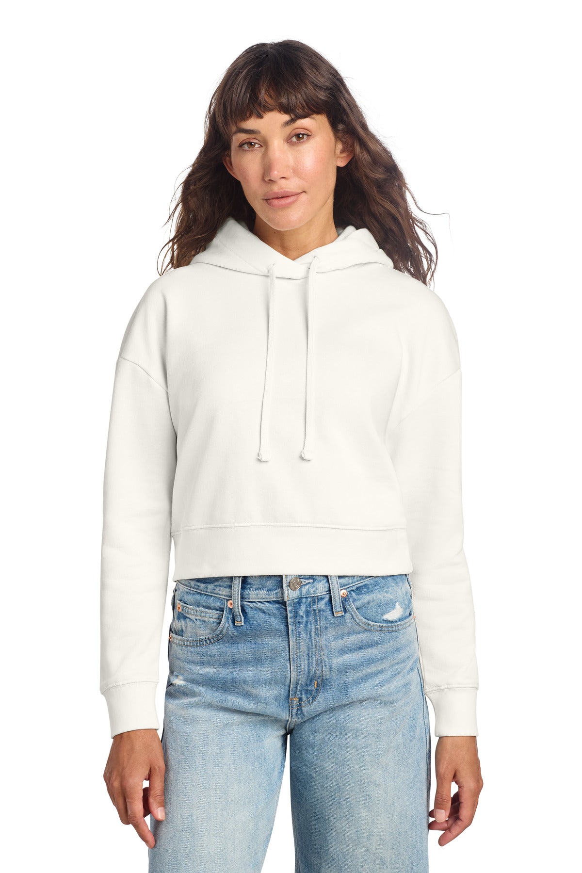 District Women's V.I.T. Fleece Hoodie - Gardenia