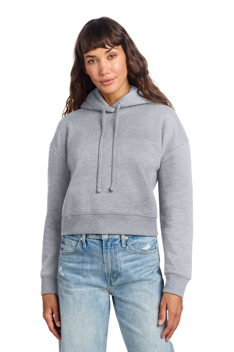 District Women's V.I.T. Fleece Hoodie - Light Heather Grey