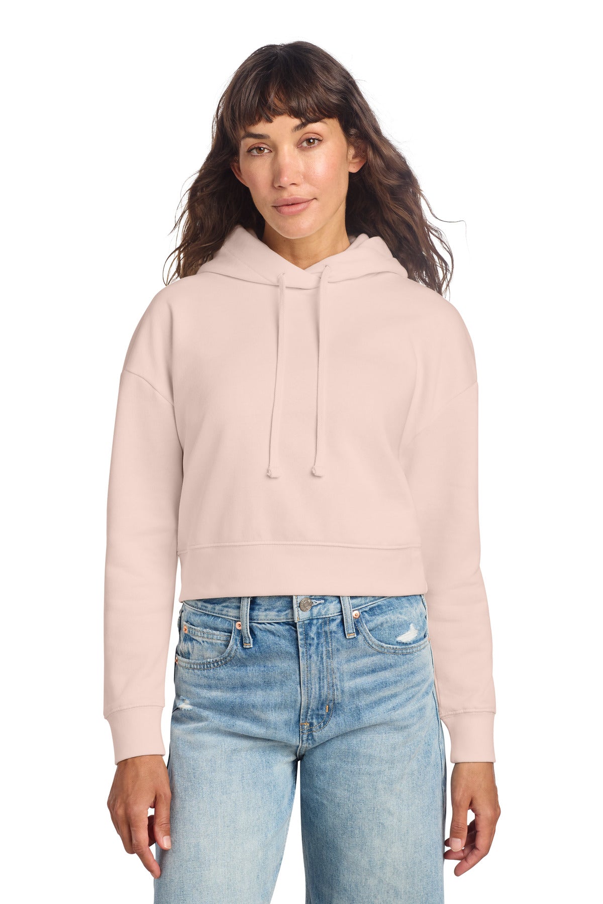 District Women's V.I.T. Fleece Hoodie - Rosewater Pink