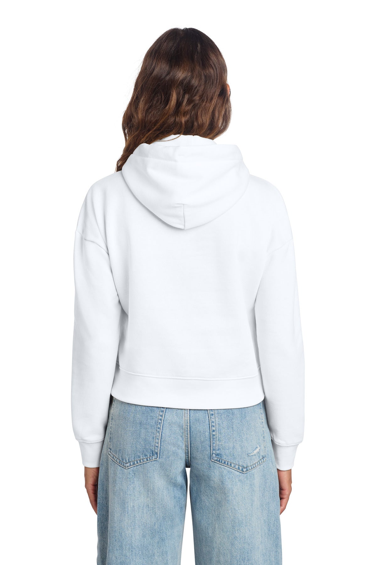 District Women's V.I.T. Fleece Hoodie - White