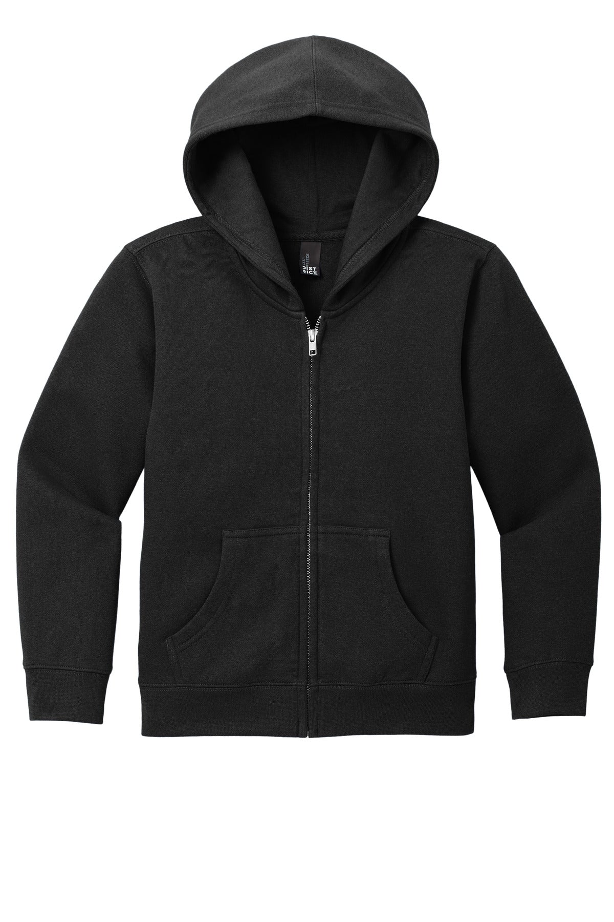 District Youth V.I.T. Fleece Full-Zip Hoodie - Black