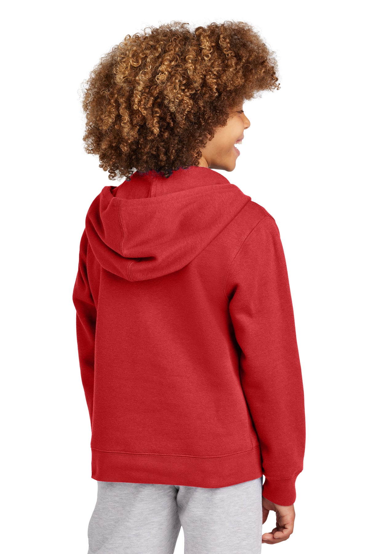 District Youth V.I.T. Fleece Full-Zip Hoodie - Classic Red