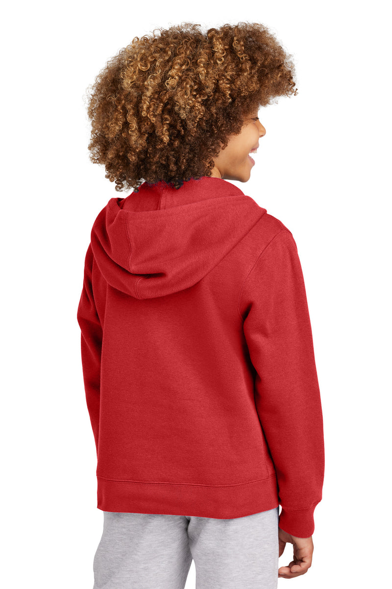 District Youth V.I.T. Fleece Full-Zip Hoodie - Classic Red