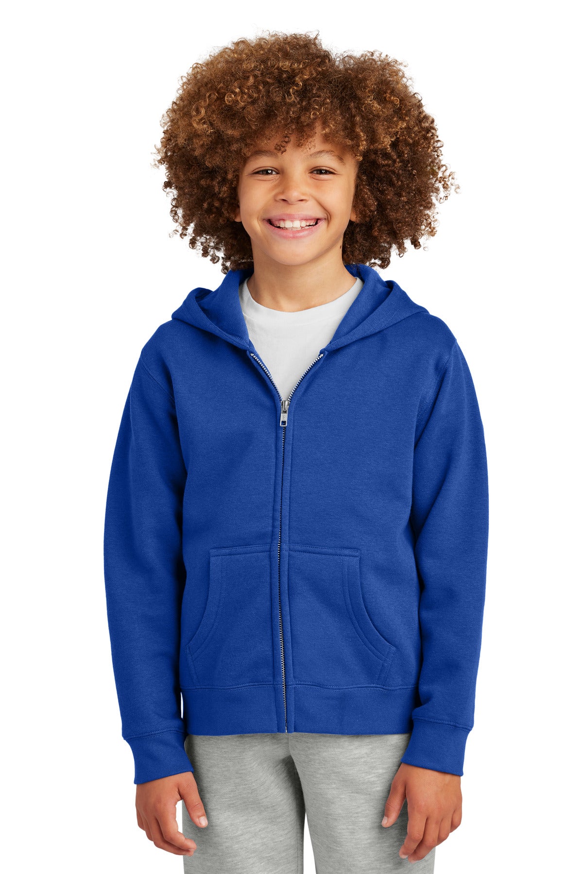 District Youth V.I.T. Fleece Full-Zip Hoodie - Deep Royal