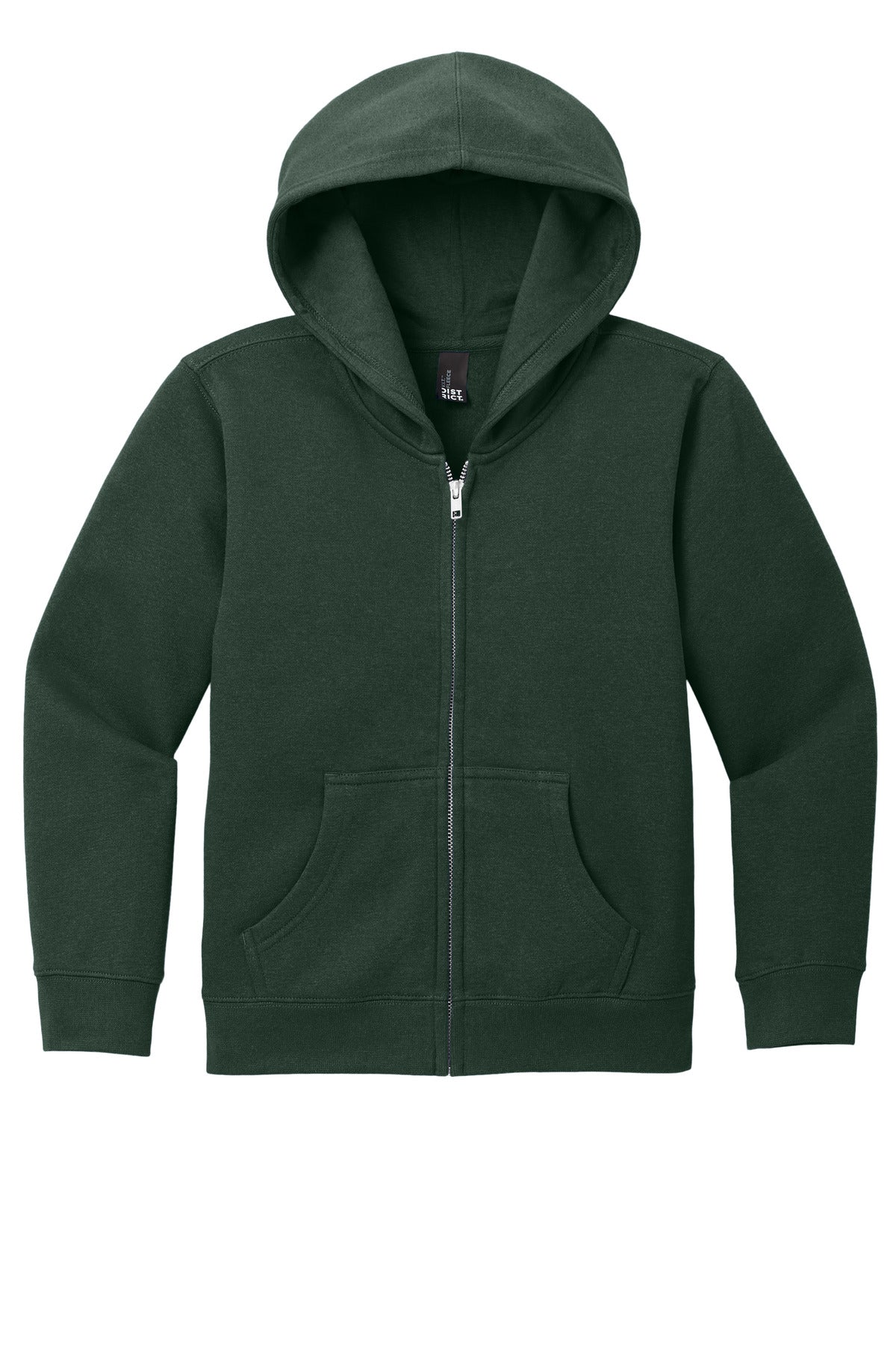 District Youth V.I.T. Fleece Full-Zip Hoodie - Forest Green