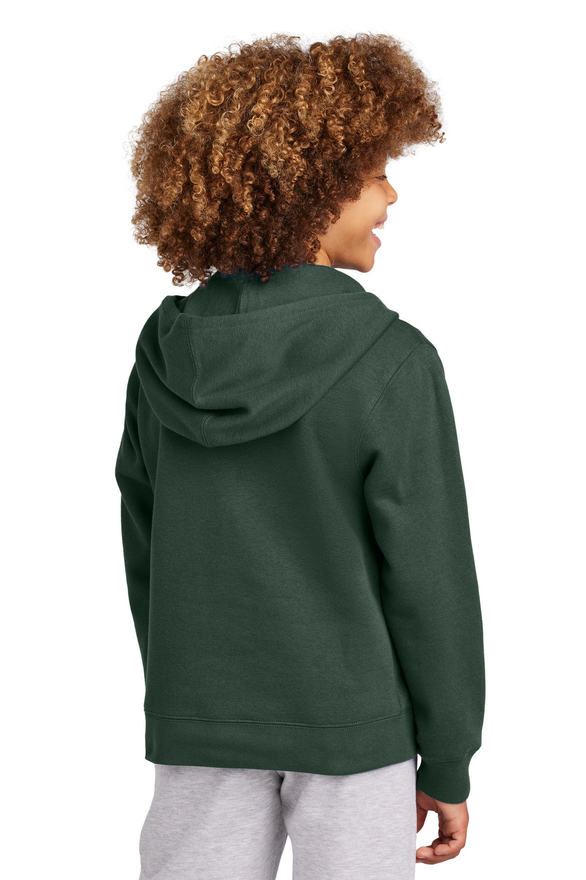 District Youth V.I.T. Fleece Full-Zip Hoodie - Forest Green