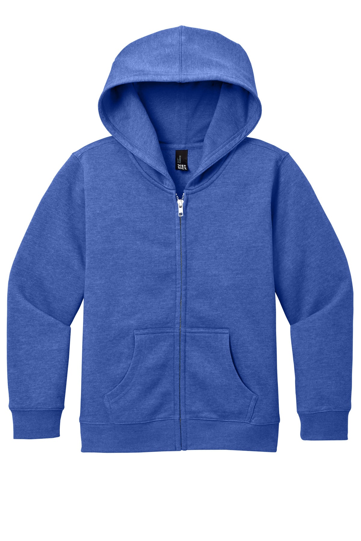 District Youth V.I.T. Fleece Full-Zip Hoodie - Royal Frost