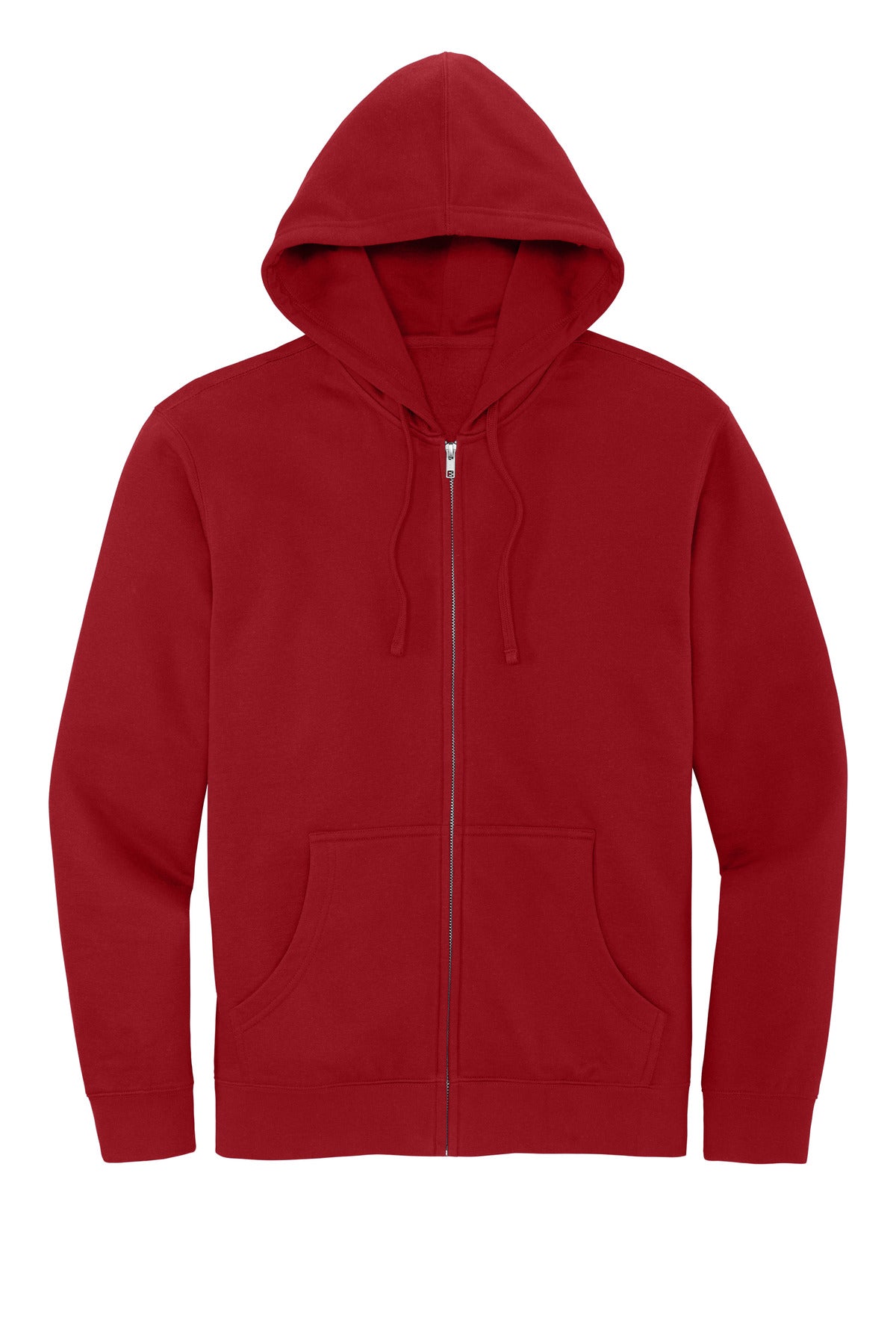 District V.I.T.Fleece Full-Zip Hoodie - Classic Red