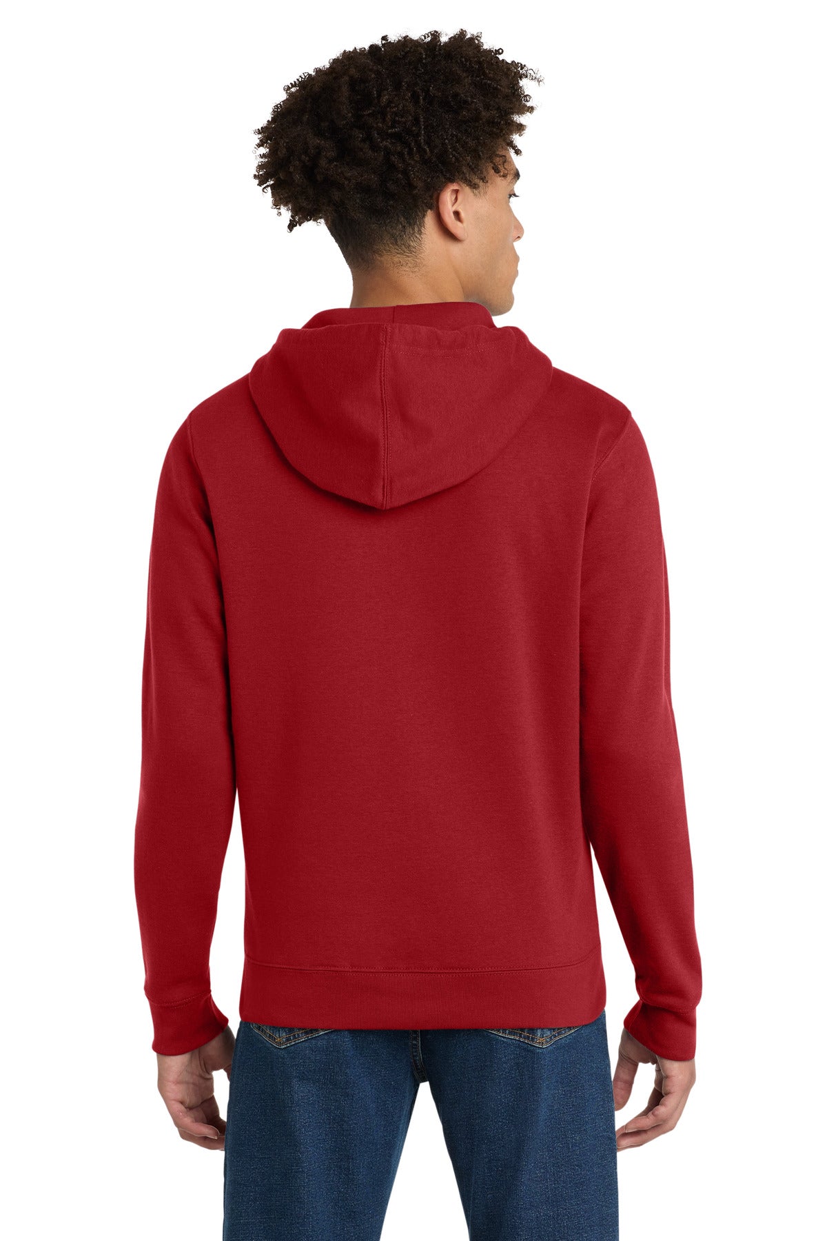 District V.I.T.Fleece Full-Zip Hoodie - Classic Red