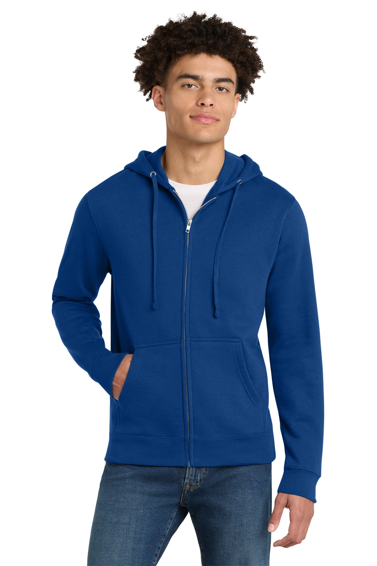 District V.I.T.Fleece Full-Zip Hoodie - Deep Royal