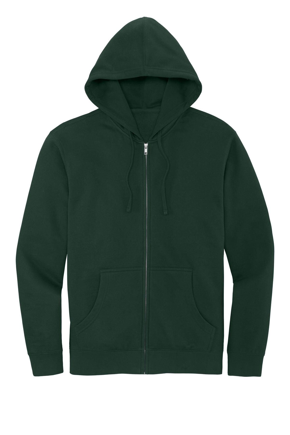 District V.I.T.Fleece Full-Zip Hoodie - Forest Green