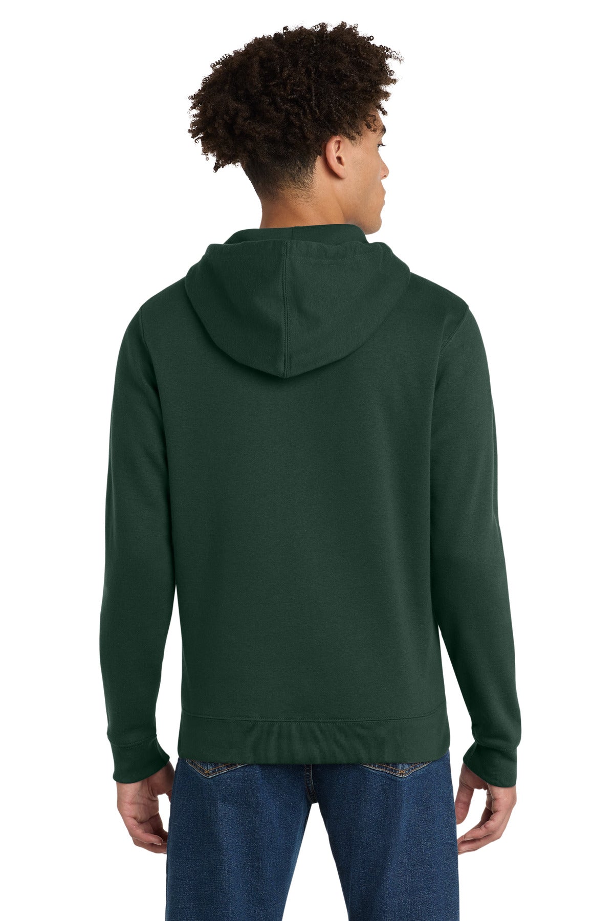 District V.I.T.Fleece Full-Zip Hoodie - Forest Green