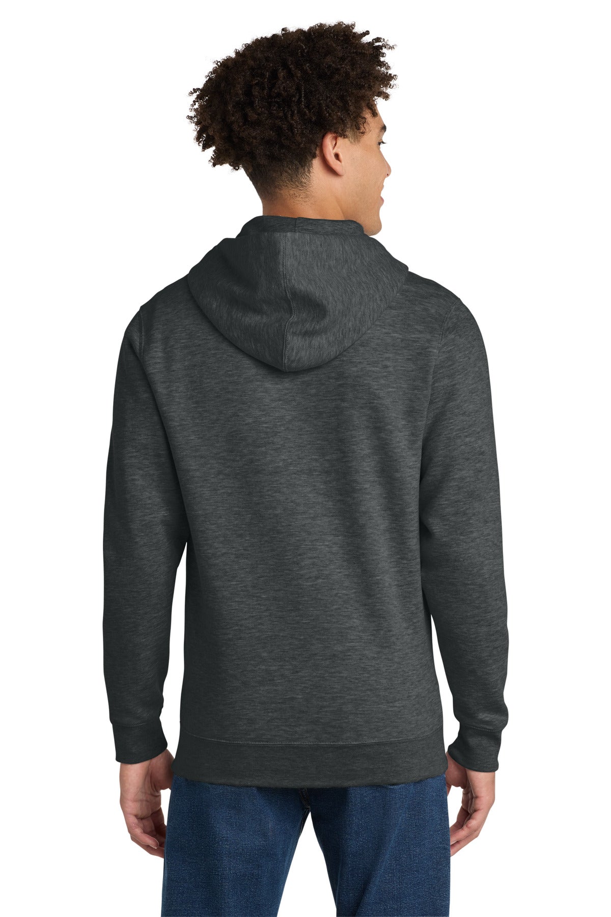 District V.I.T.Fleece Full-Zip Hoodie - Heathered Charcoal