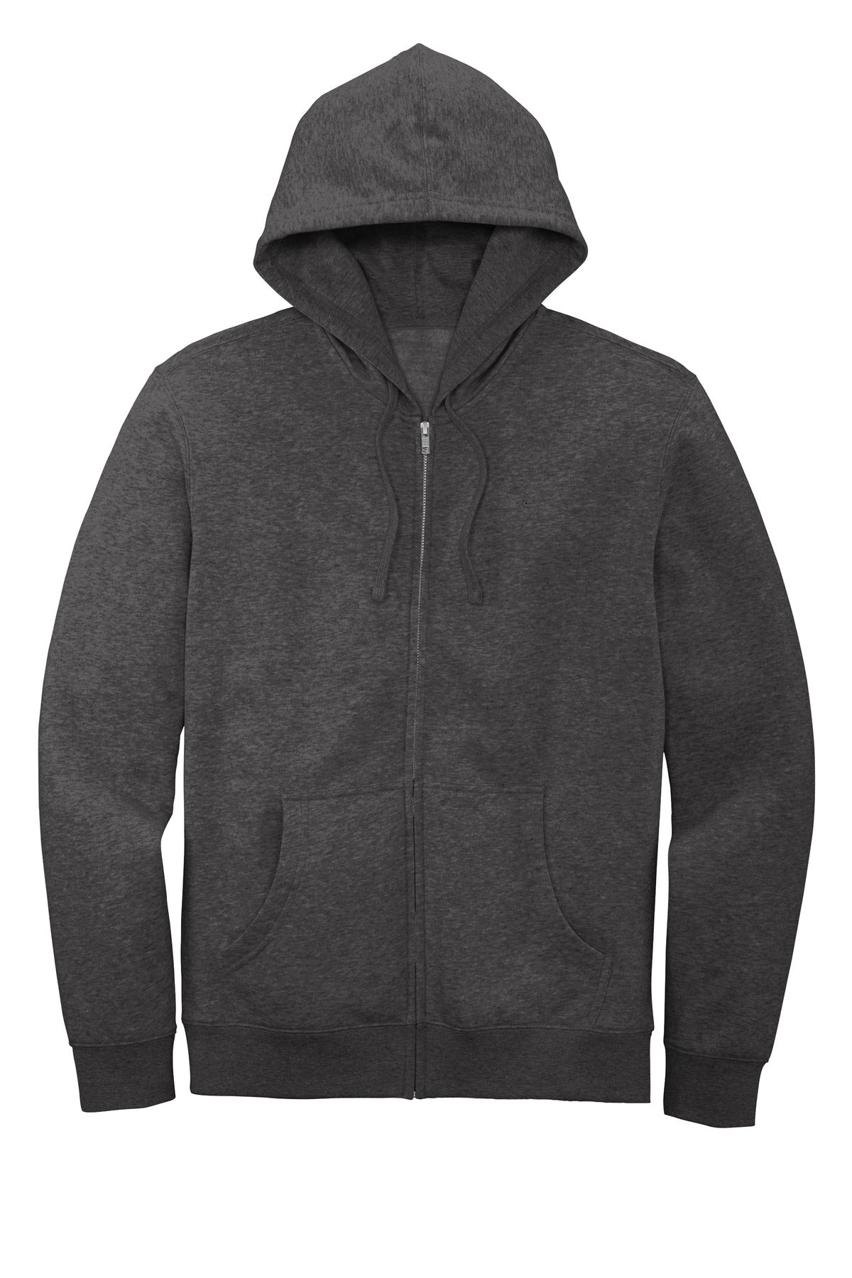 District V.I.T.Fleece Full-Zip Hoodie - Heathered Charcoal