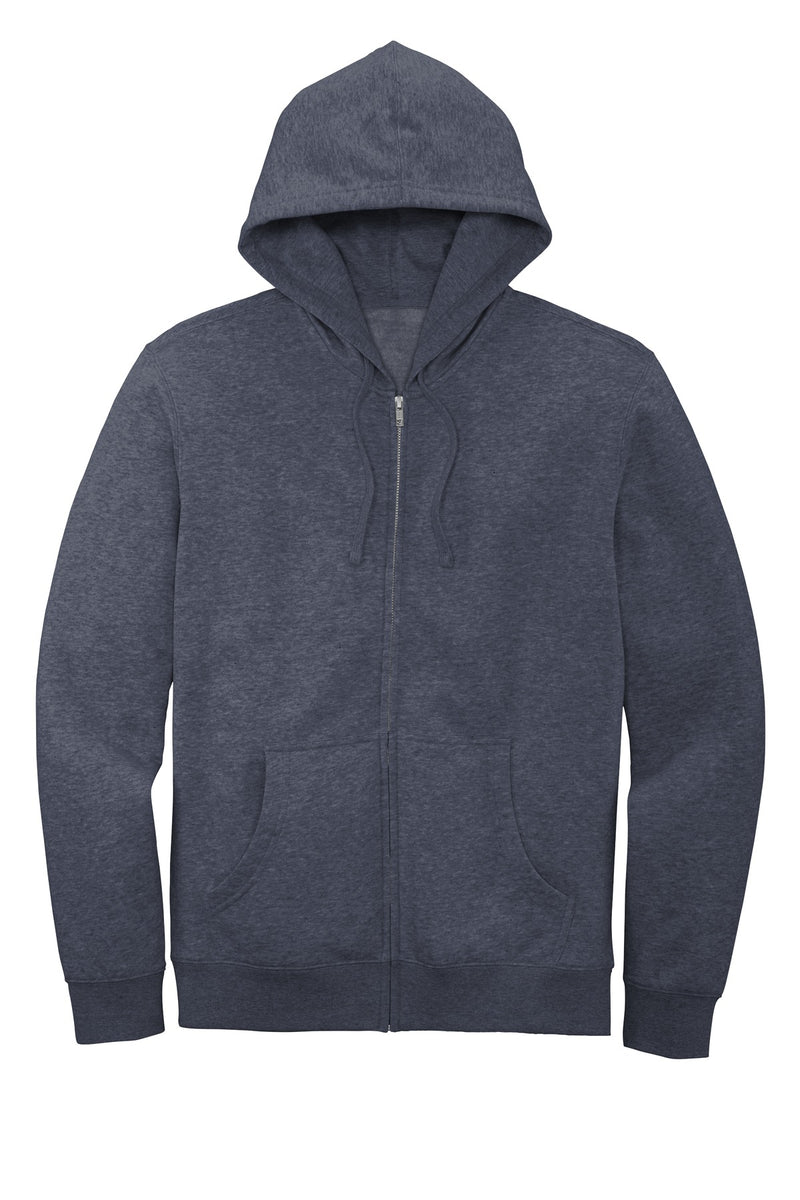 District V.I.T.Fleece Full-Zip Hoodie - Heathered Navy