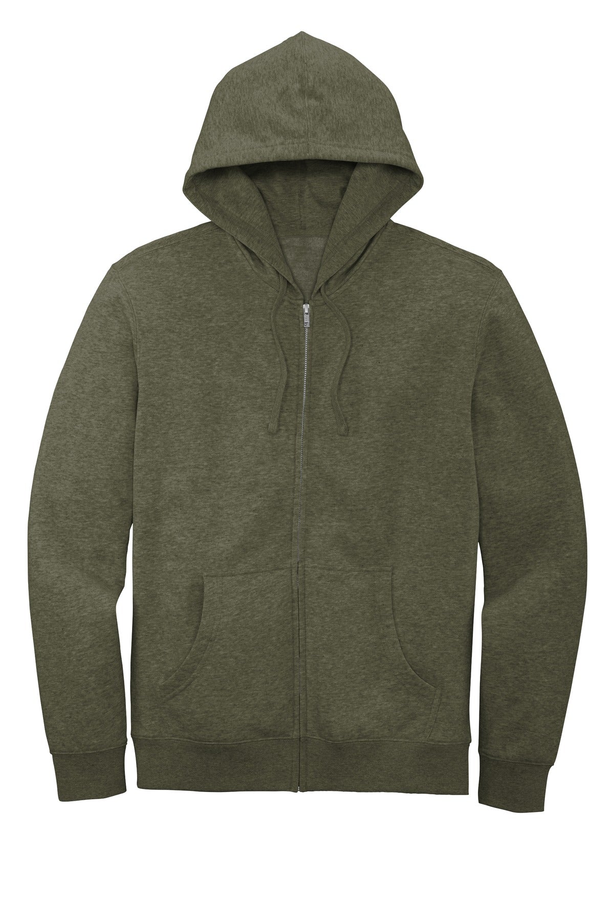District V.I.T.Fleece Full-Zip Hoodie - Heathered Olive