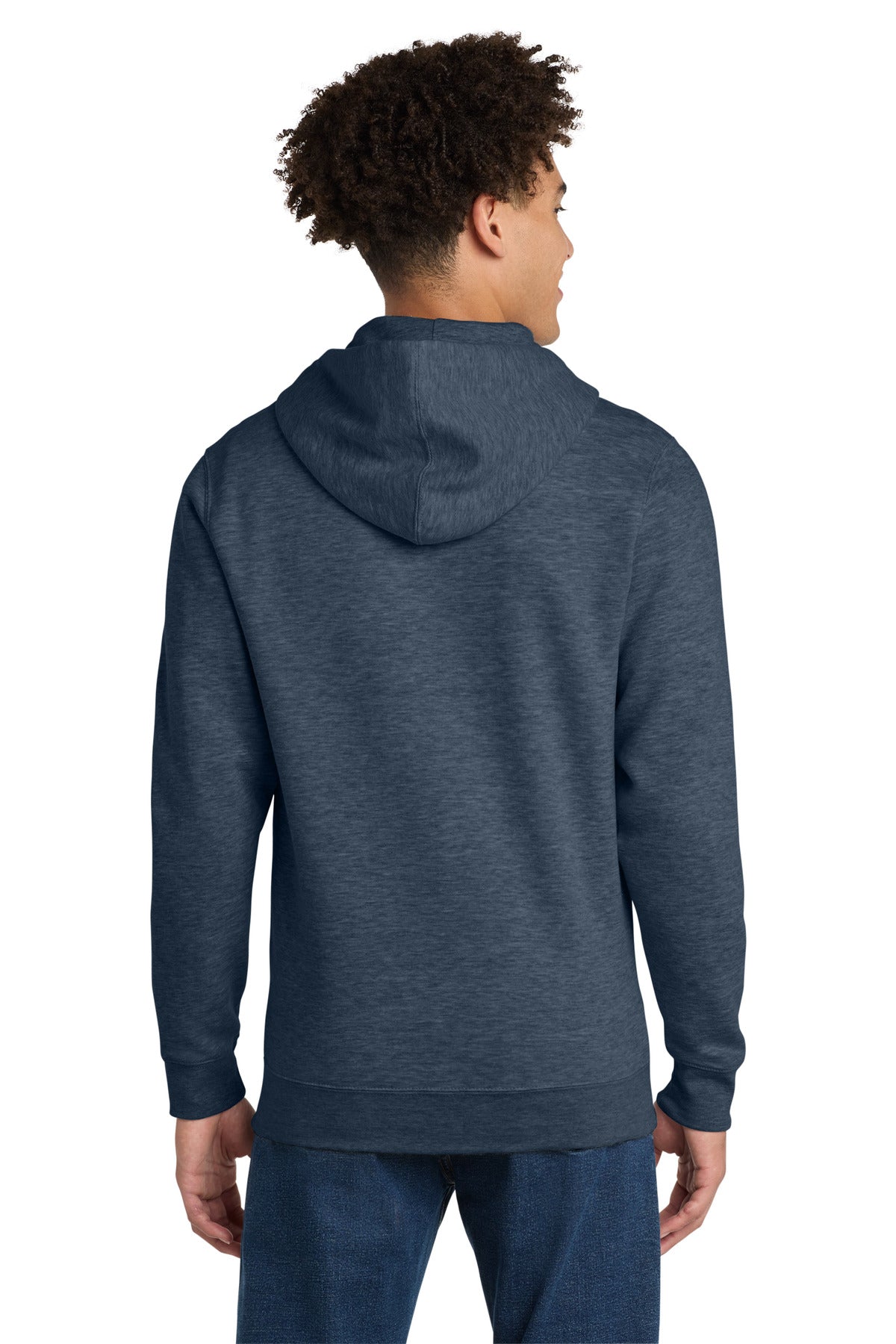 District V.I.T.Fleece Full-Zip Hoodie - Heathered Navy