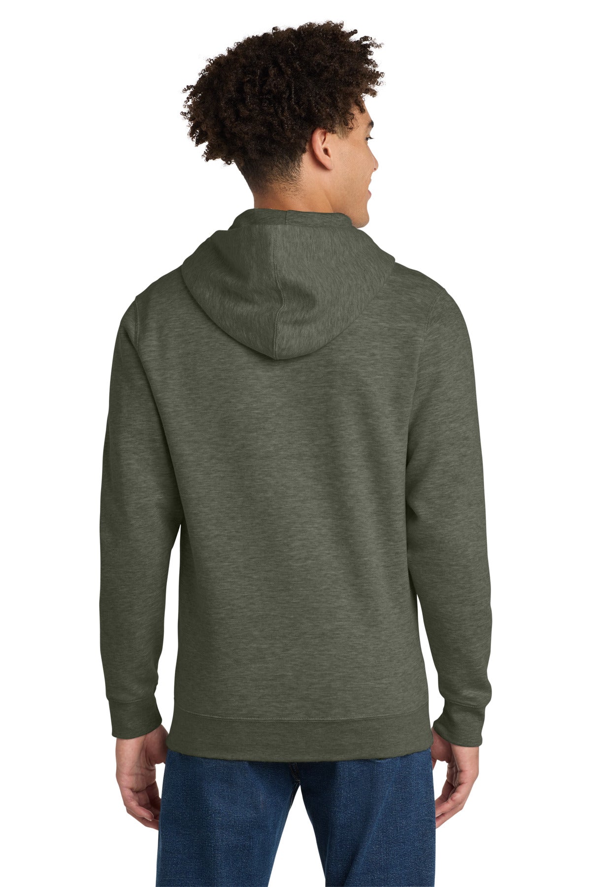 District V.I.T.Fleece Full-Zip Hoodie - Heathered Olive