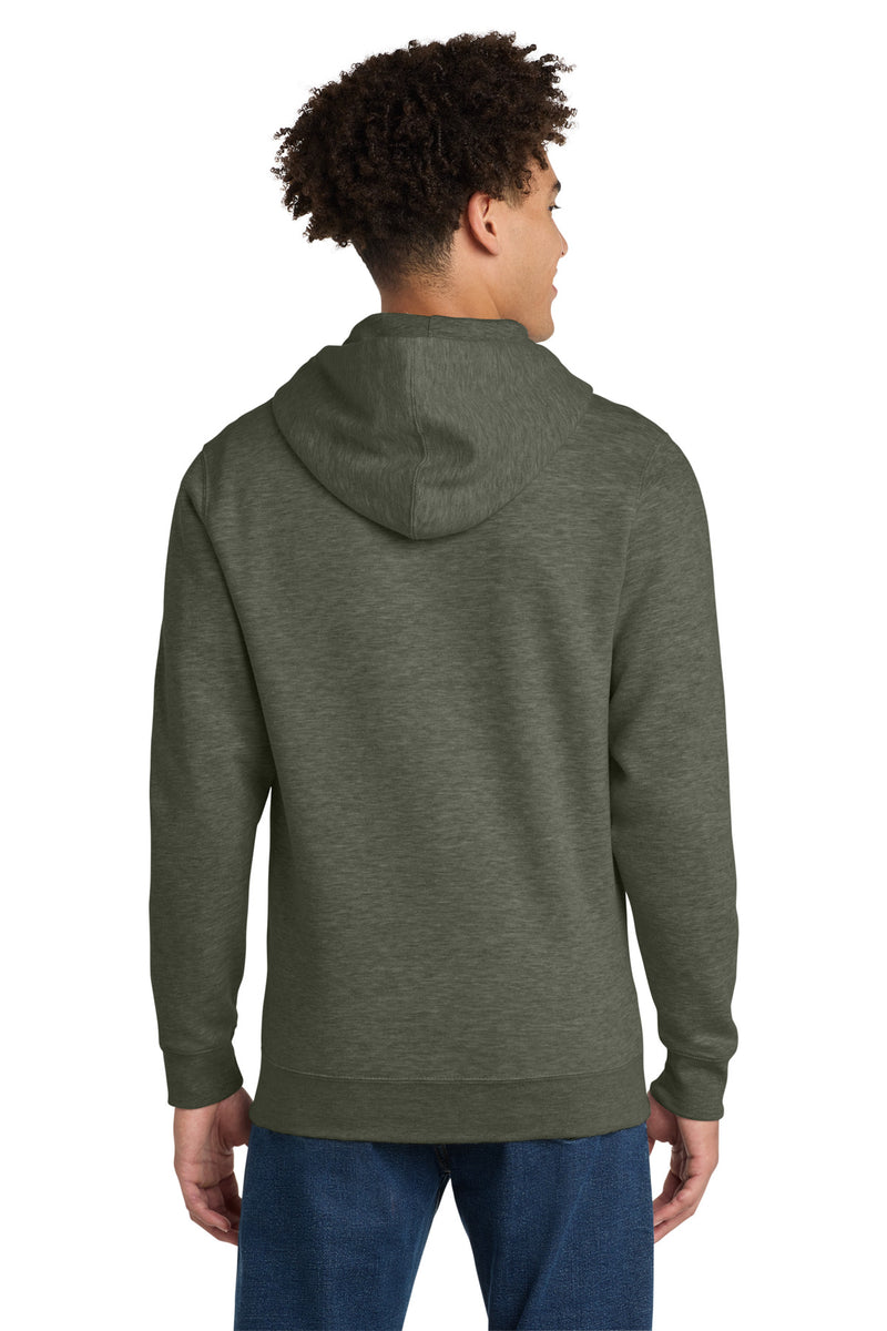 District V.I.T.Fleece Full-Zip Hoodie - Heathered Olive