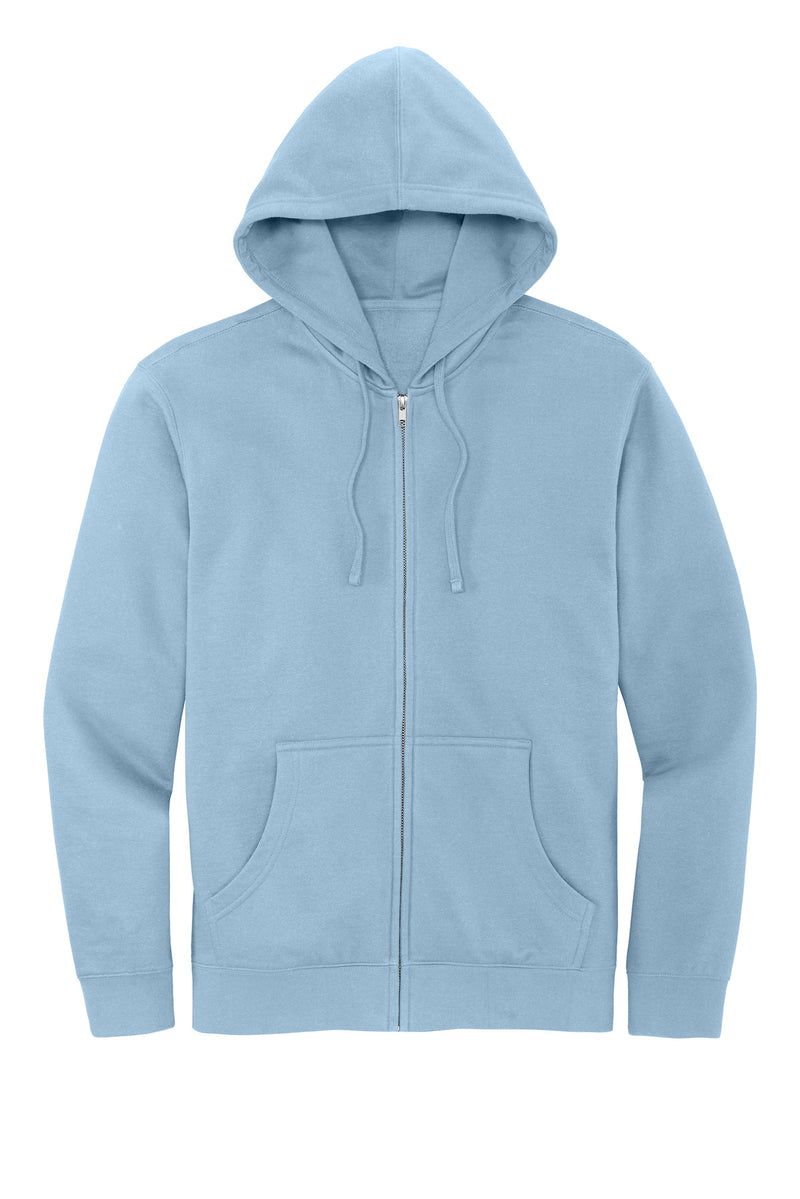 District V.I.T.Fleece Full-Zip Hoodie - Ice Blue