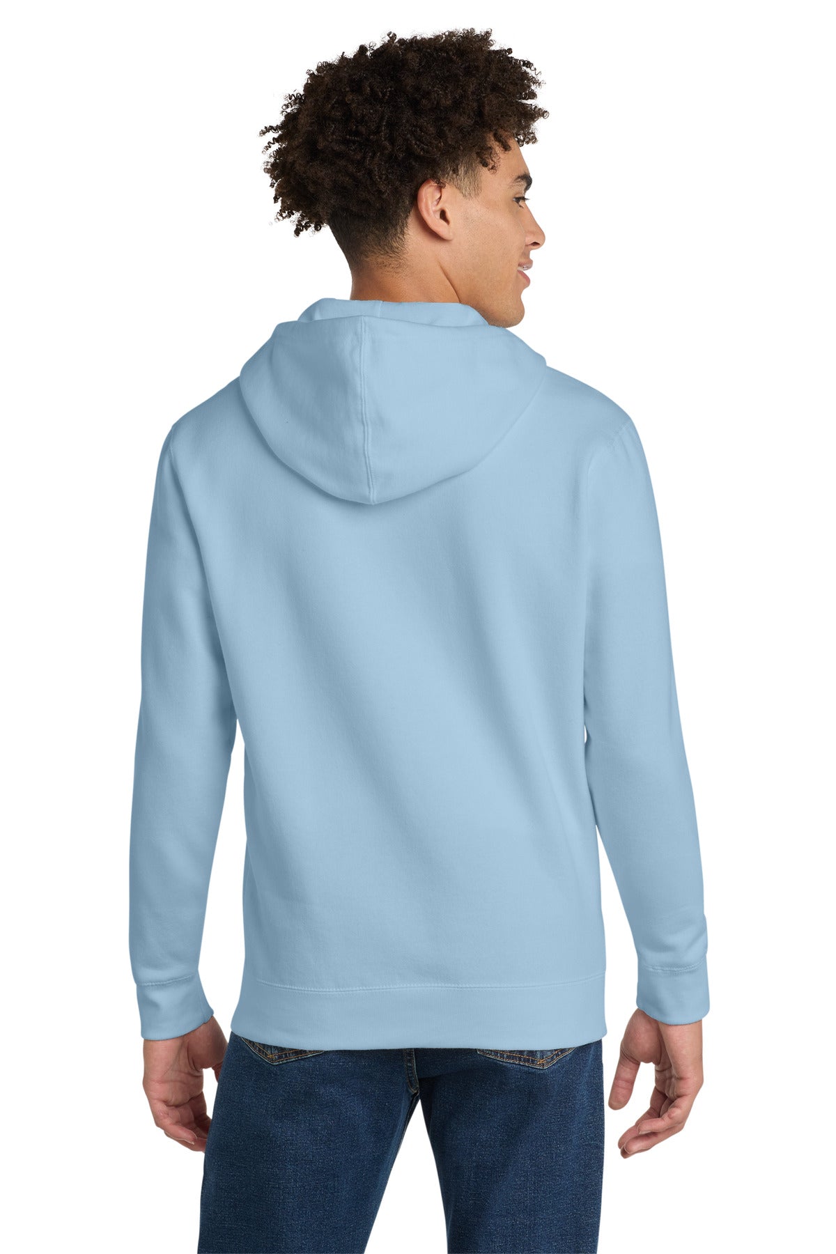 District V.I.T.Fleece Full-Zip Hoodie - Ice Blue