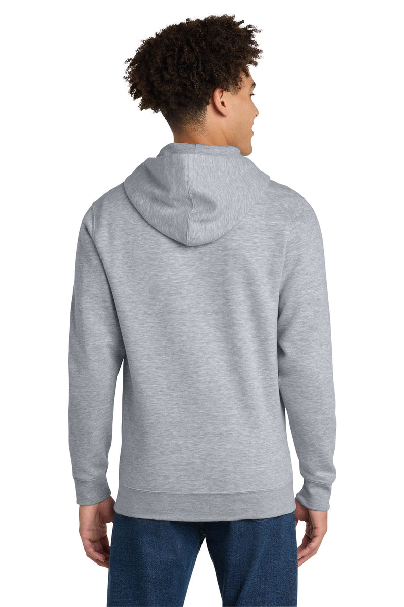 District V.I.T.Fleece Full-Zip Hoodie - Light Heather Grey