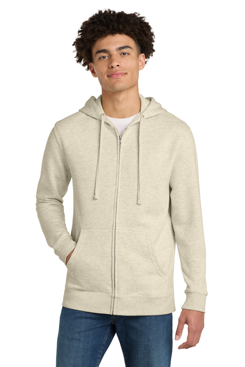 District V.I.T.Fleece Full-Zip Hoodie - Oatmeal Heather