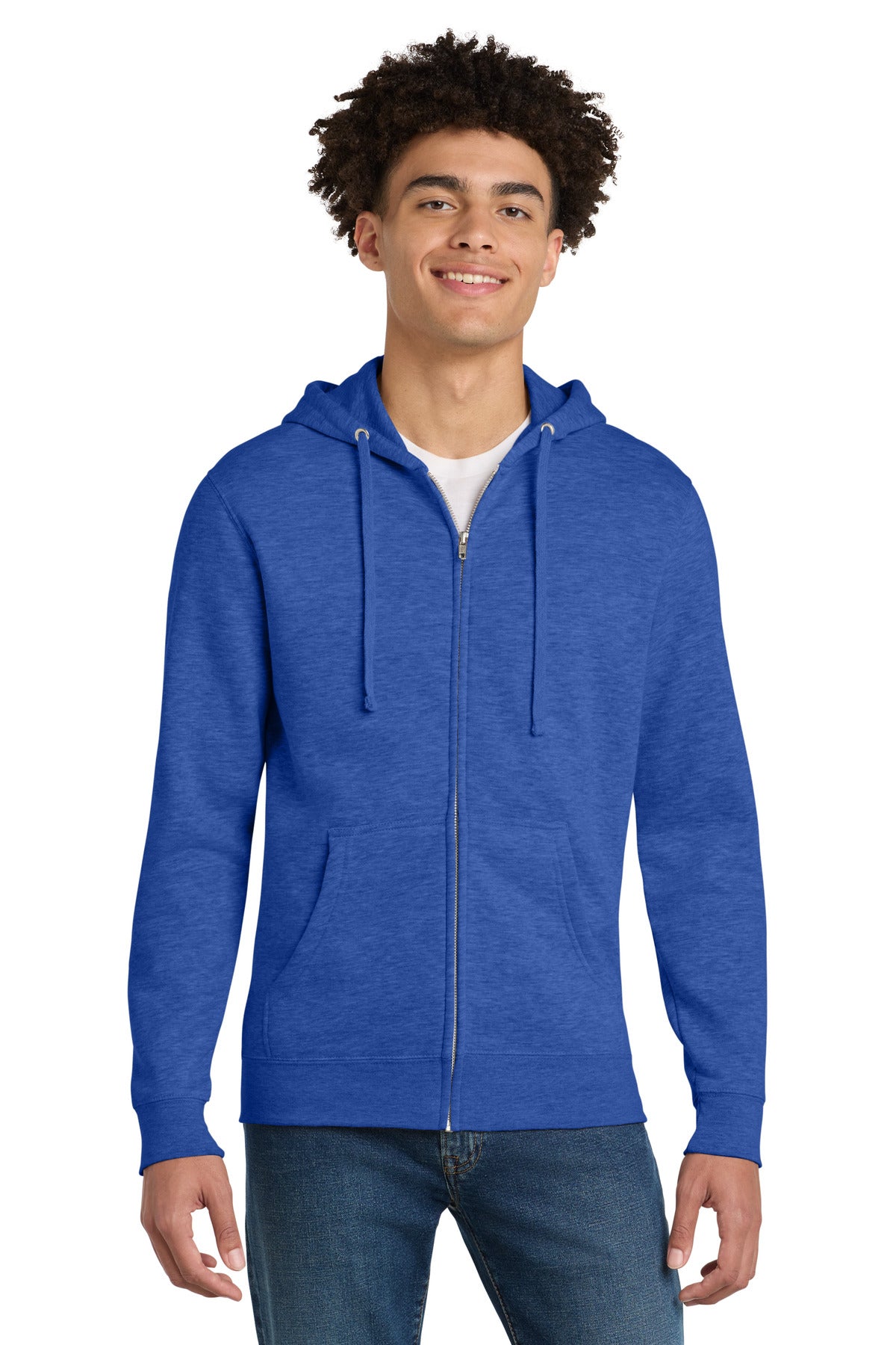 District V.I.T.Fleece Full-Zip Hoodie - Royal Frost