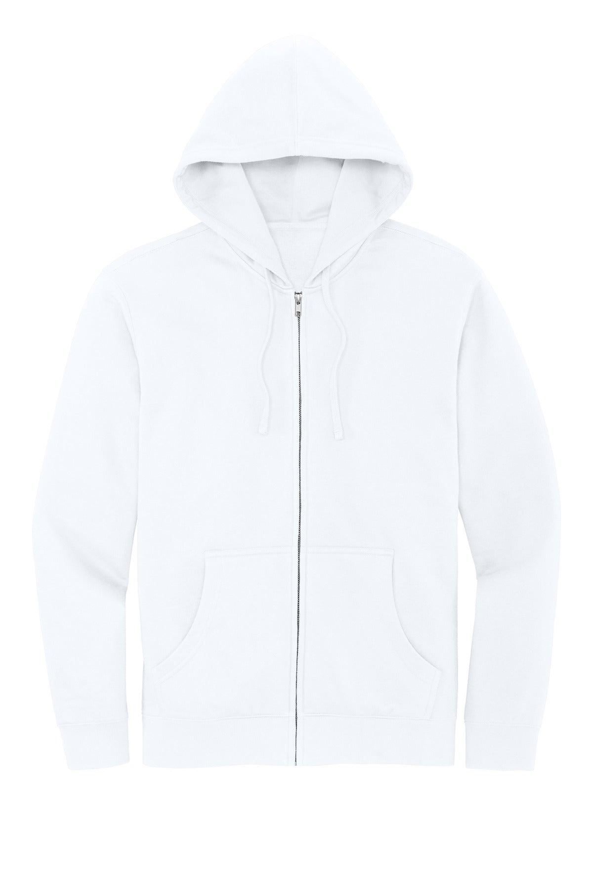 District V.I.T.Fleece Full-Zip Hoodie - White