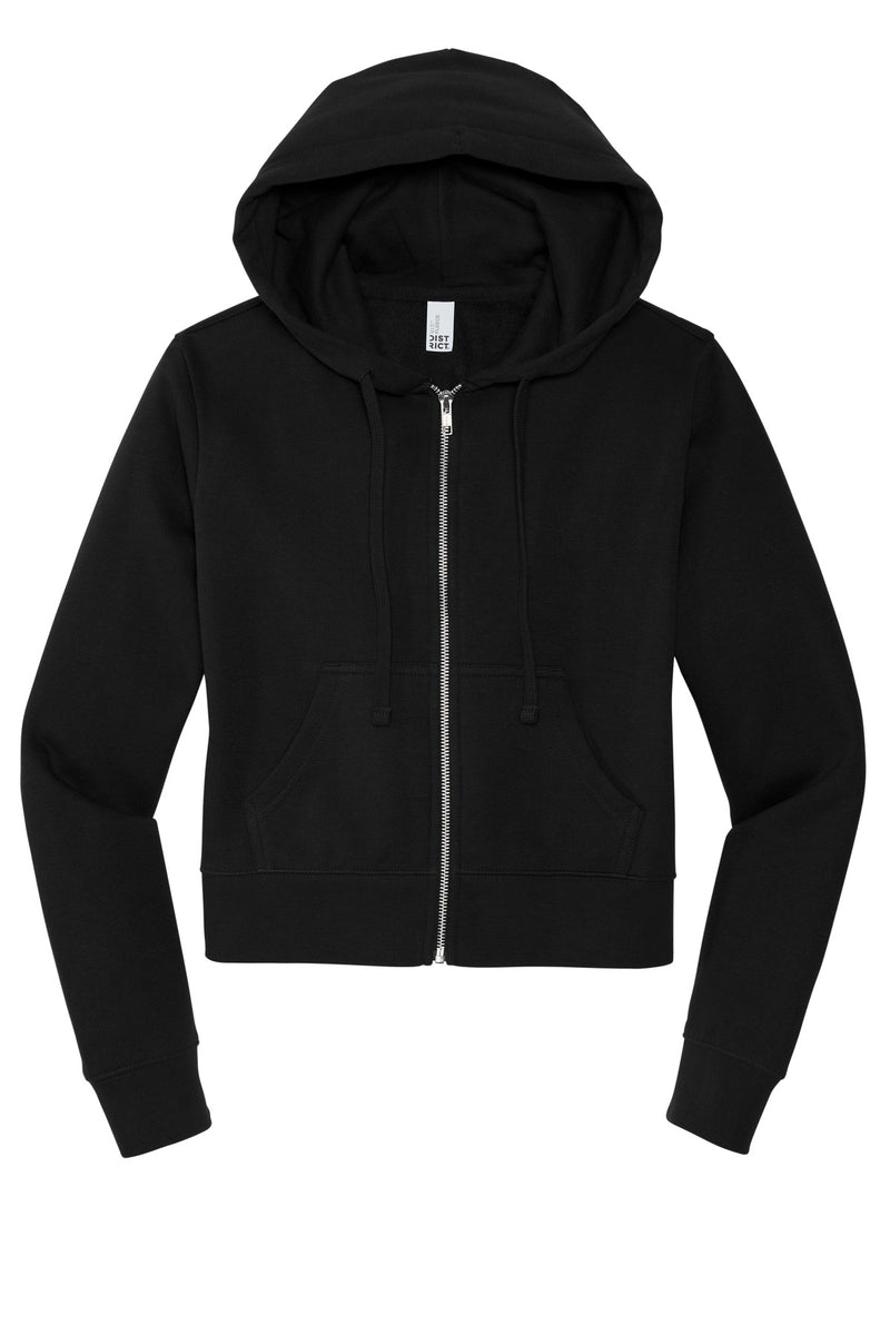 District Women's V.I.T. Fleece Full-Zip Hoodie - Black
