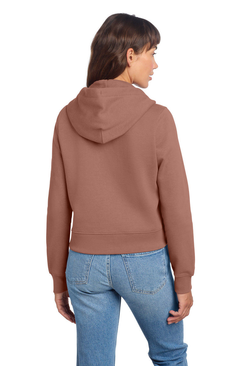 District Women's V.I.T. Fleece Full-Zip Hoodie - Desert Rose