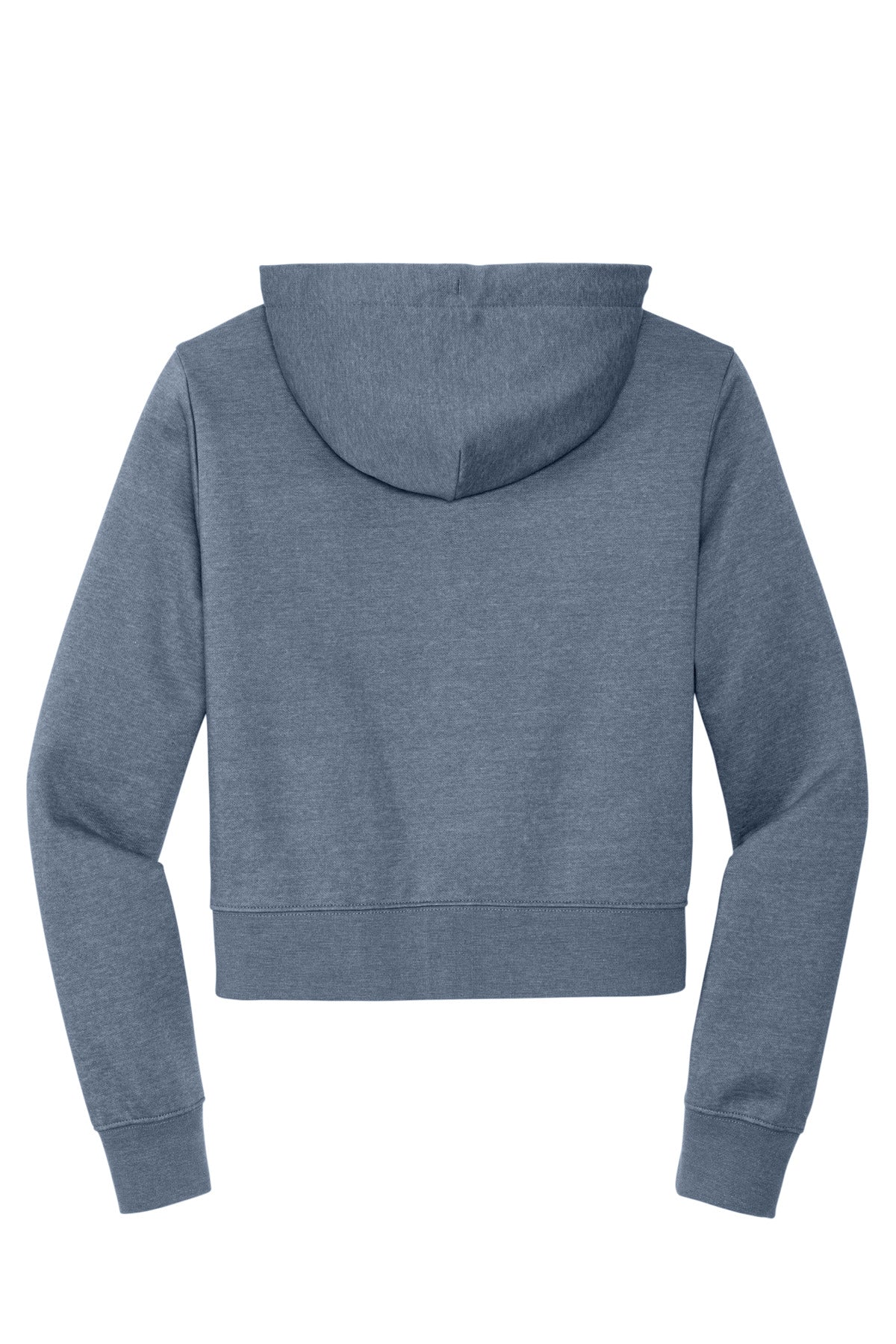 District Women's V.I.T. Fleece Full-Zip Hoodie - Flint Blue Heather