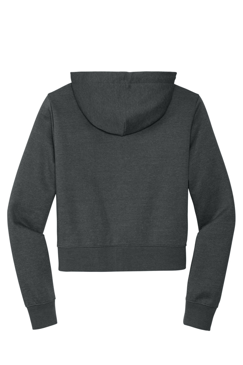 District Women's V.I.T. Fleece Full-Zip Hoodie - Heathered Charcoal