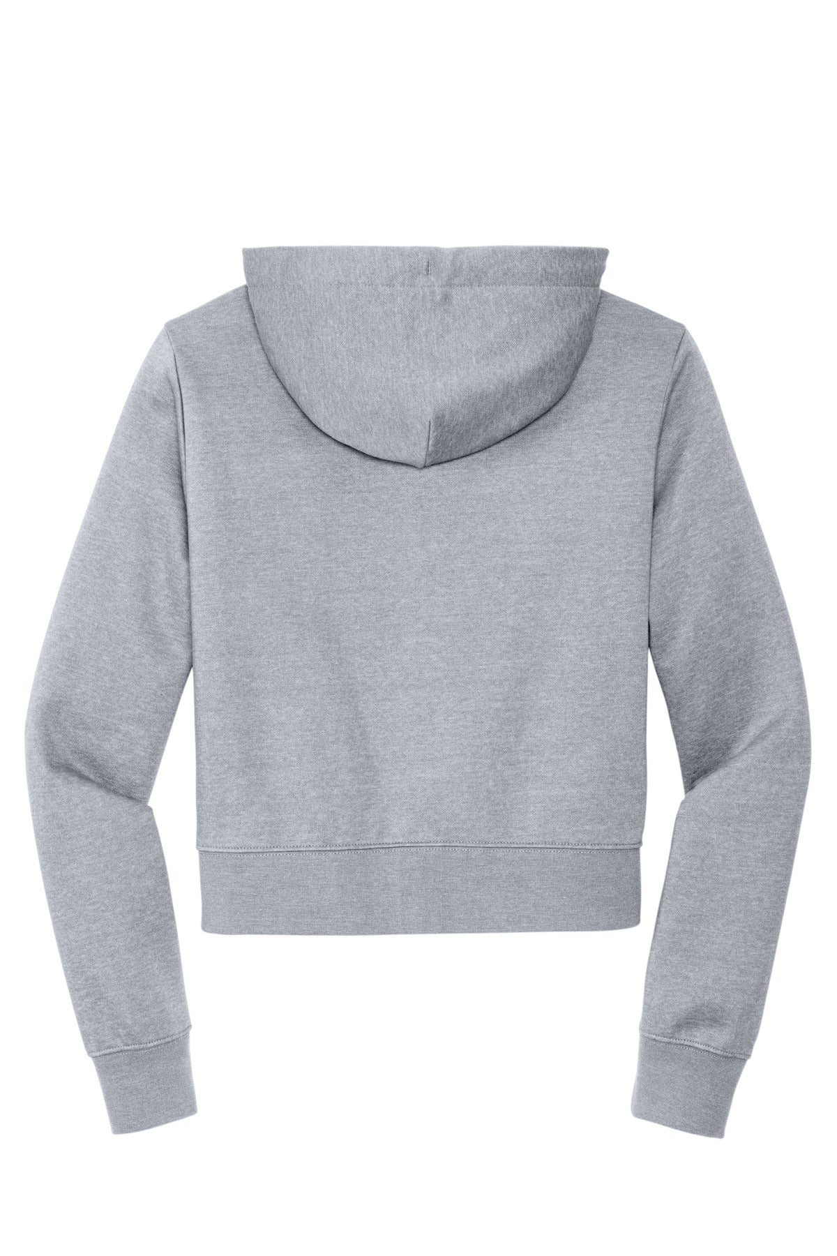 District Women's V.I.T. Fleece Full-Zip Hoodie - Light Heather Grey