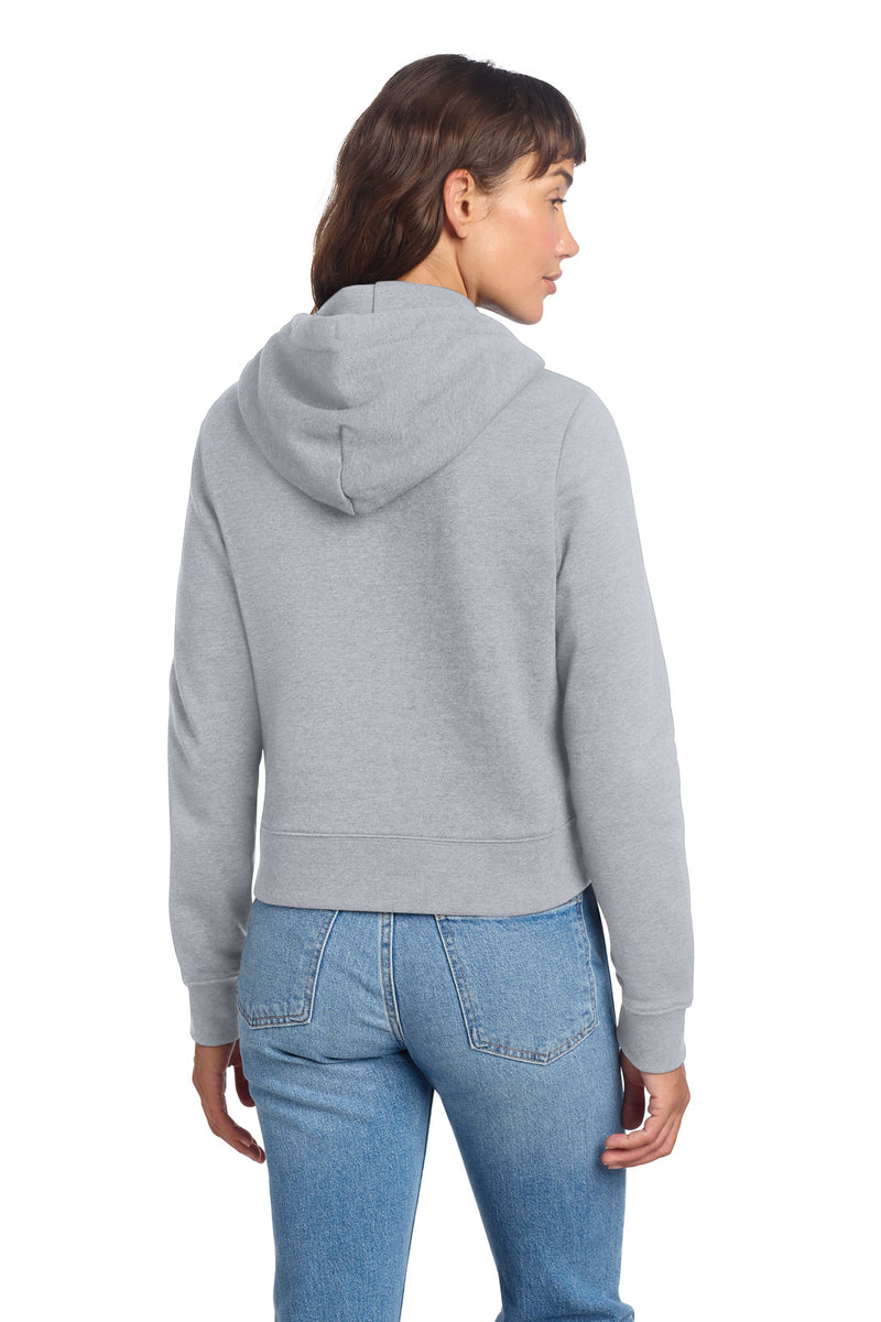 District Women's V.I.T. Fleece Full-Zip Hoodie - Light Heather Grey
