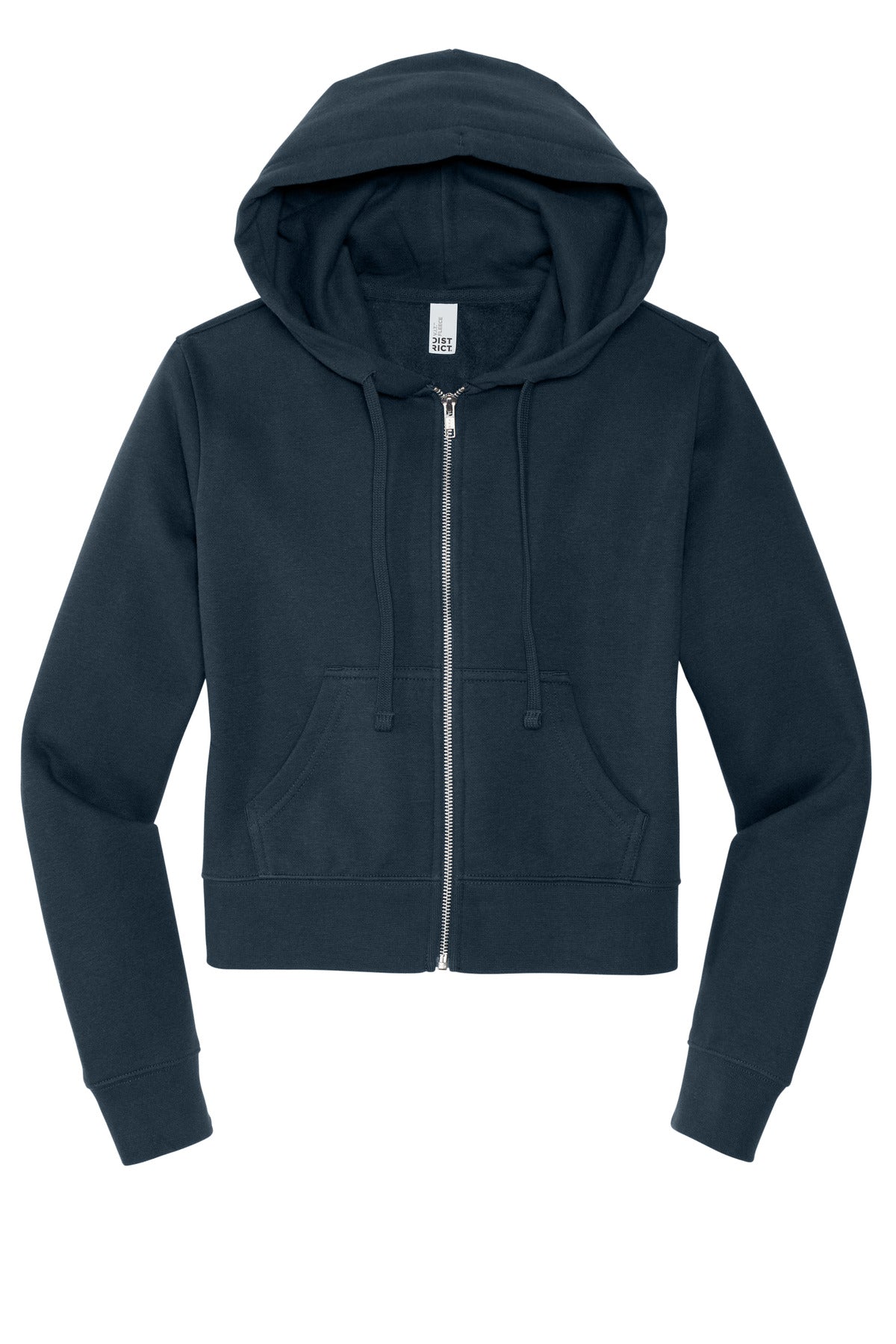 District Women's V.I.T. Fleece Full-Zip Hoodie - New Navy