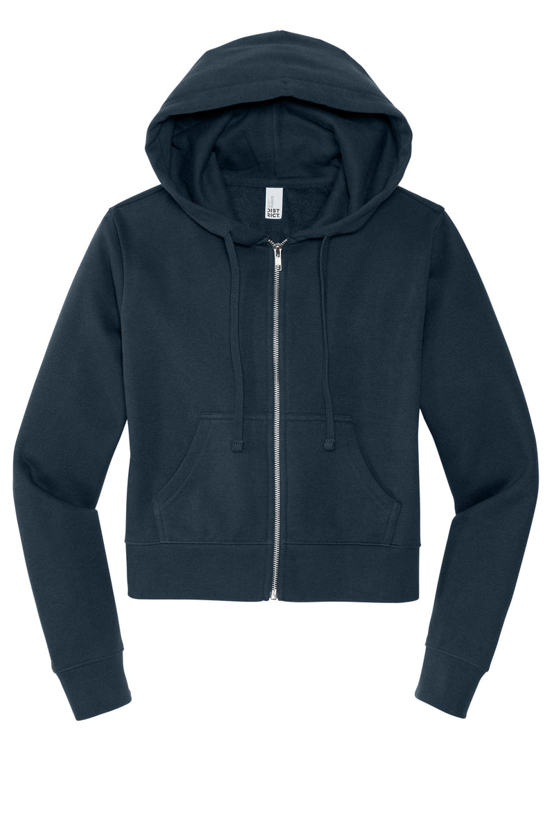 District Women's V.I.T. Fleece Full-Zip Hoodie - New Navy