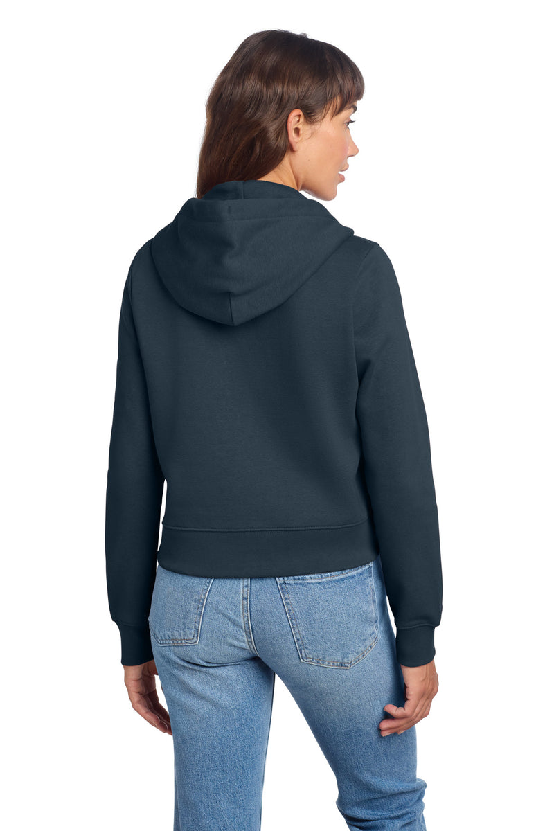 District Women's V.I.T. Fleece Full-Zip Hoodie - New Navy