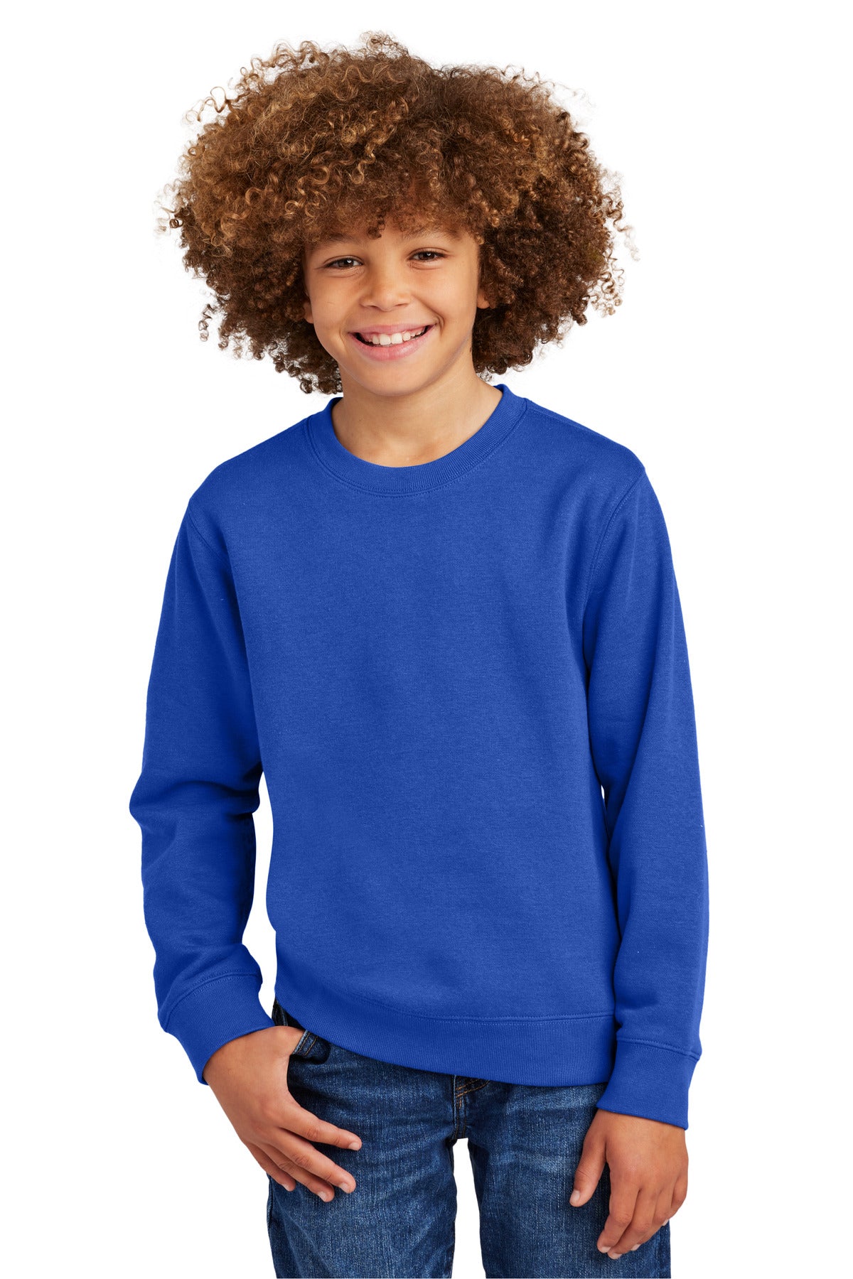 District Youth V.I.T. Fleece Crew - Deep Royal