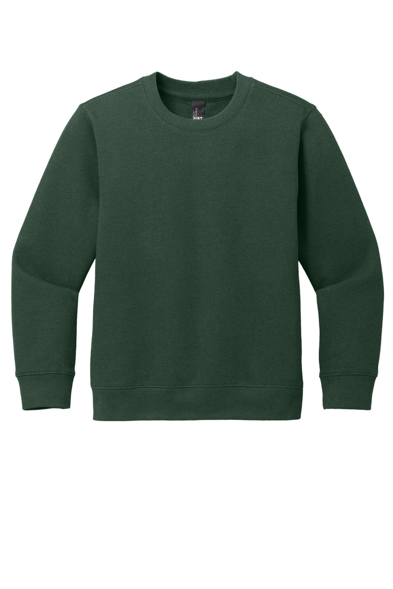 District Youth V.I.T. Fleece Crew - Forest Green