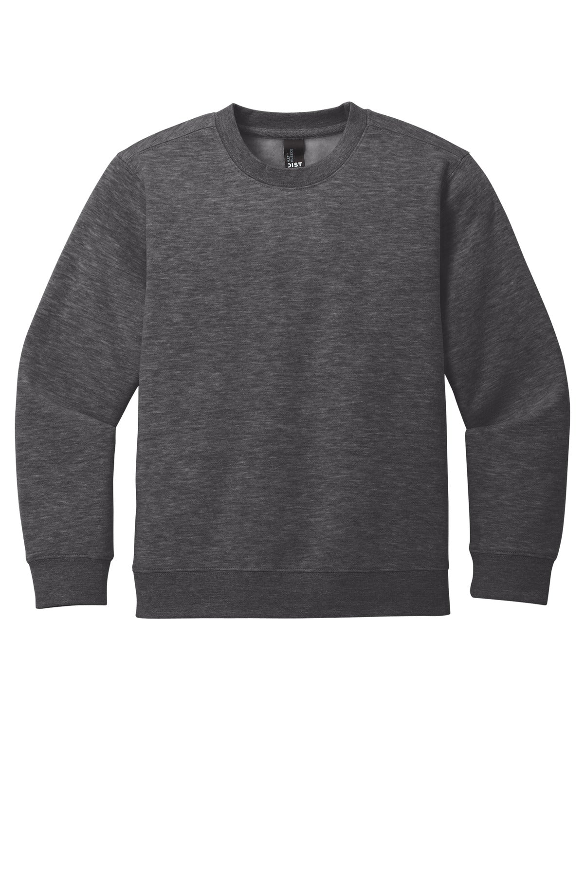District Youth V.I.T. Fleece Crew - Heathered Charcoal