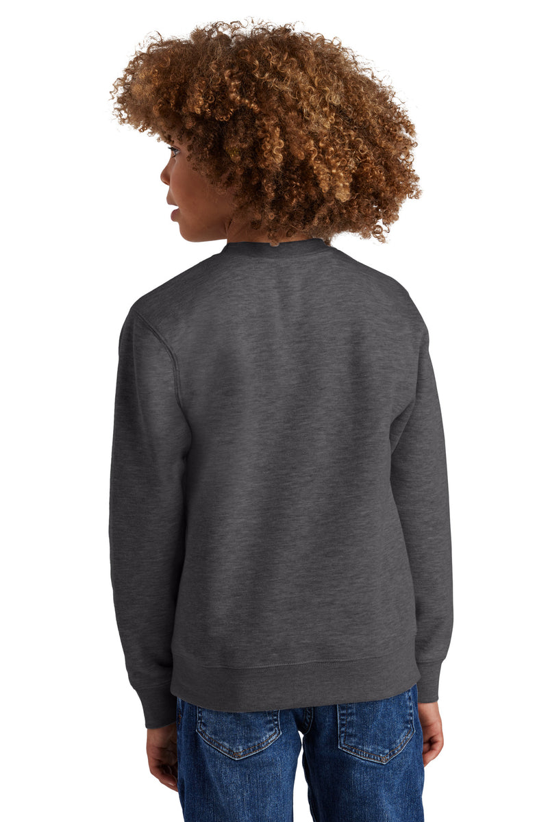 District Youth V.I.T. Fleece Crew - Heathered Charcoal